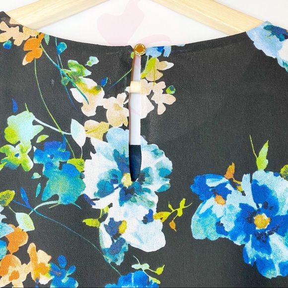 NEW Calvin Klein Floral Print Blouse XL - Picture 7 of 12